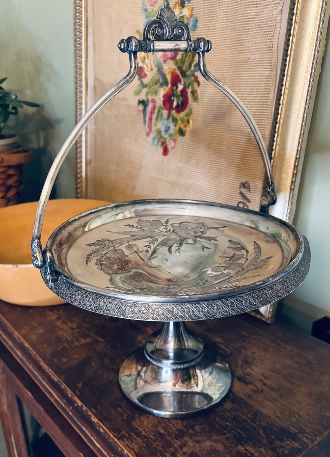 Reed and Barton Victorian Era Silver Plate Bridal Basket - Etsy
