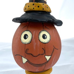 Pumpkin Gourd Halloween Decoration Pumpkin Decor Folk Art Pumpkin Dried Natural Gourd