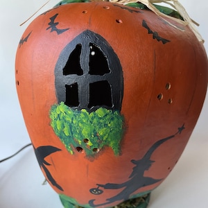 Pumpkin Halloween Light Gourd Halloween Decoration Folk Art Pumpkin Gourd Light Halloween Pumpkin Light Folk Art Pumpkin