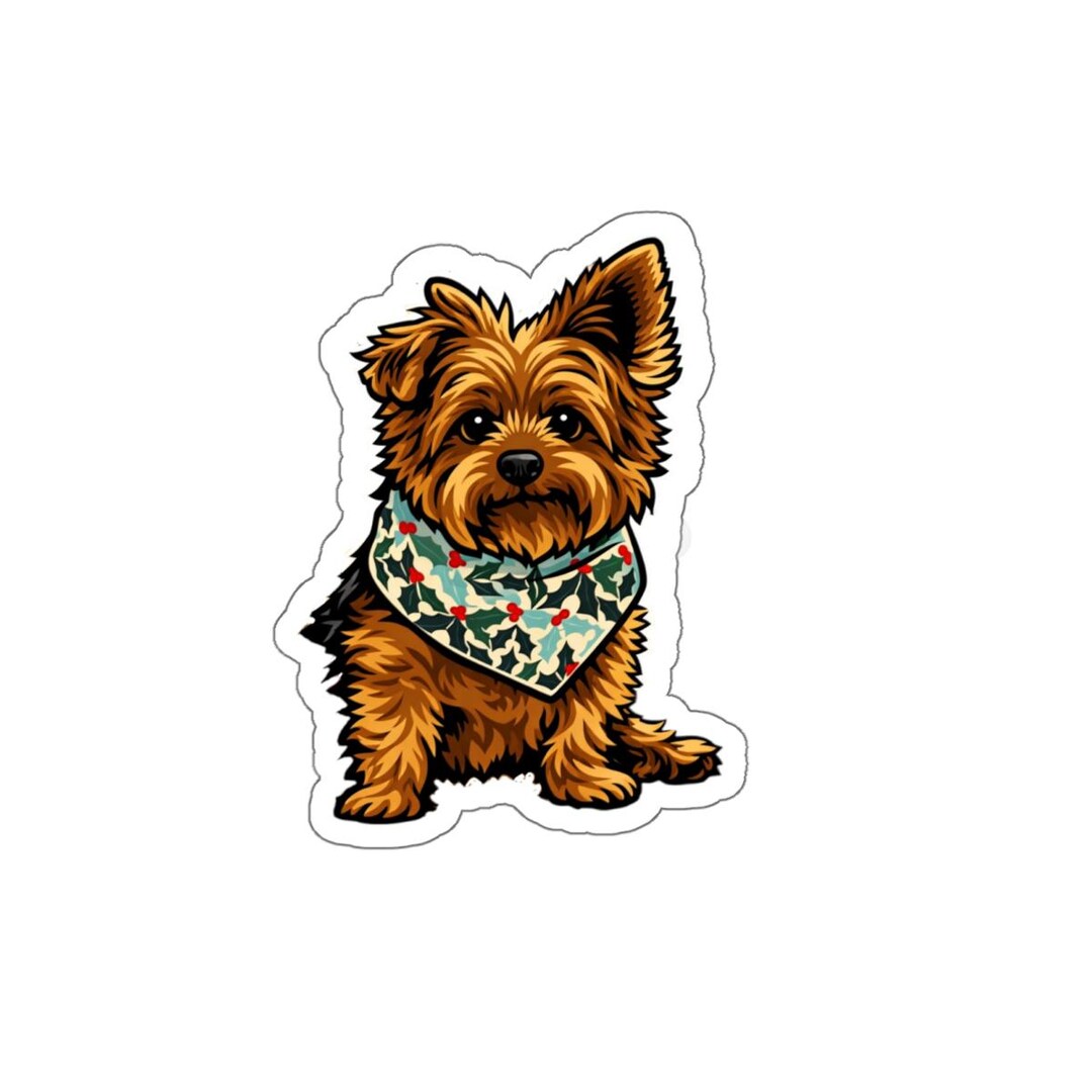 Yorki Sticker Transparent Yorkshire Terrier Puppy Sticker | Die Cut Yorkie Sticker - Etsy