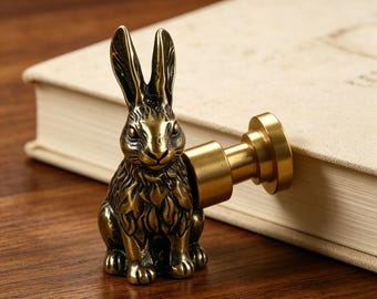 Brass Drawer Pull, Vintage Cabinet Handle, Bronze Animal Drawer Knobs – Nursery Furniture Pulls