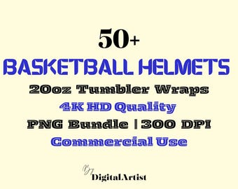 Football Helmets Skinny 20oz Tumbler Wraps Bundle | Straight Sublimation PNGs | Digital Download