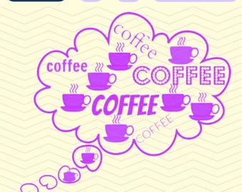 Coffee Lover  PNG, coffee addiction 10 colors design