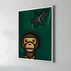 HypeBeast Kaws Poster Set, Trendy 3D Wall Art (Digital Download) image 6