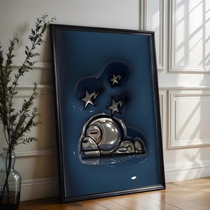 HypeBeast Set of 3 Room Decor, Hypebast kaws Poster, Cool Wall Art Set,, 3D Wall Art, HypeBeast Wall Art, Trendy Wall Art, image 5