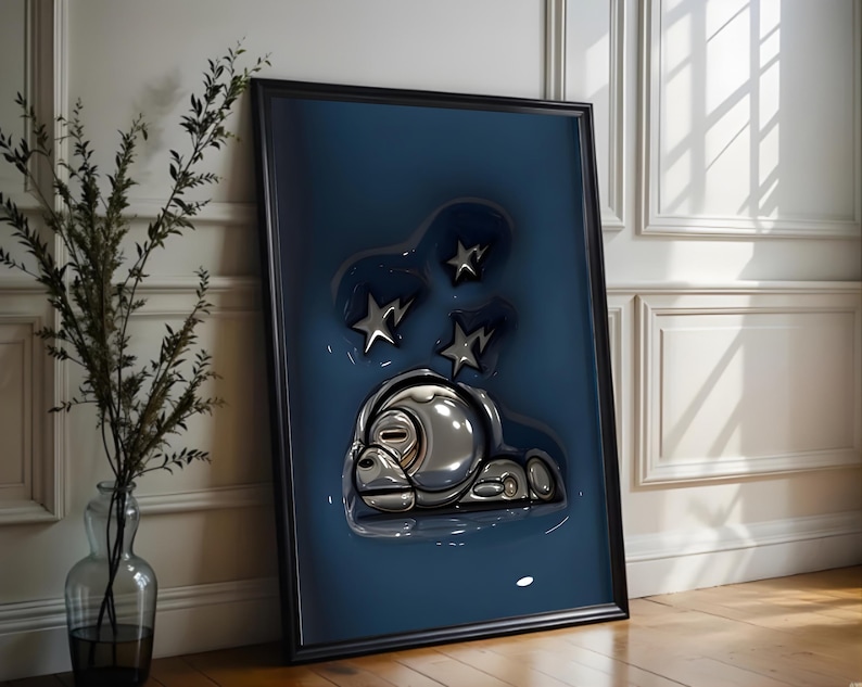 HypeBeast Set of 3 Room Decor, Hypebast kaws Poster, Cool Wall Art Set,, 3D Wall Art, HypeBeast Wall Art, Trendy Wall Art, image 5