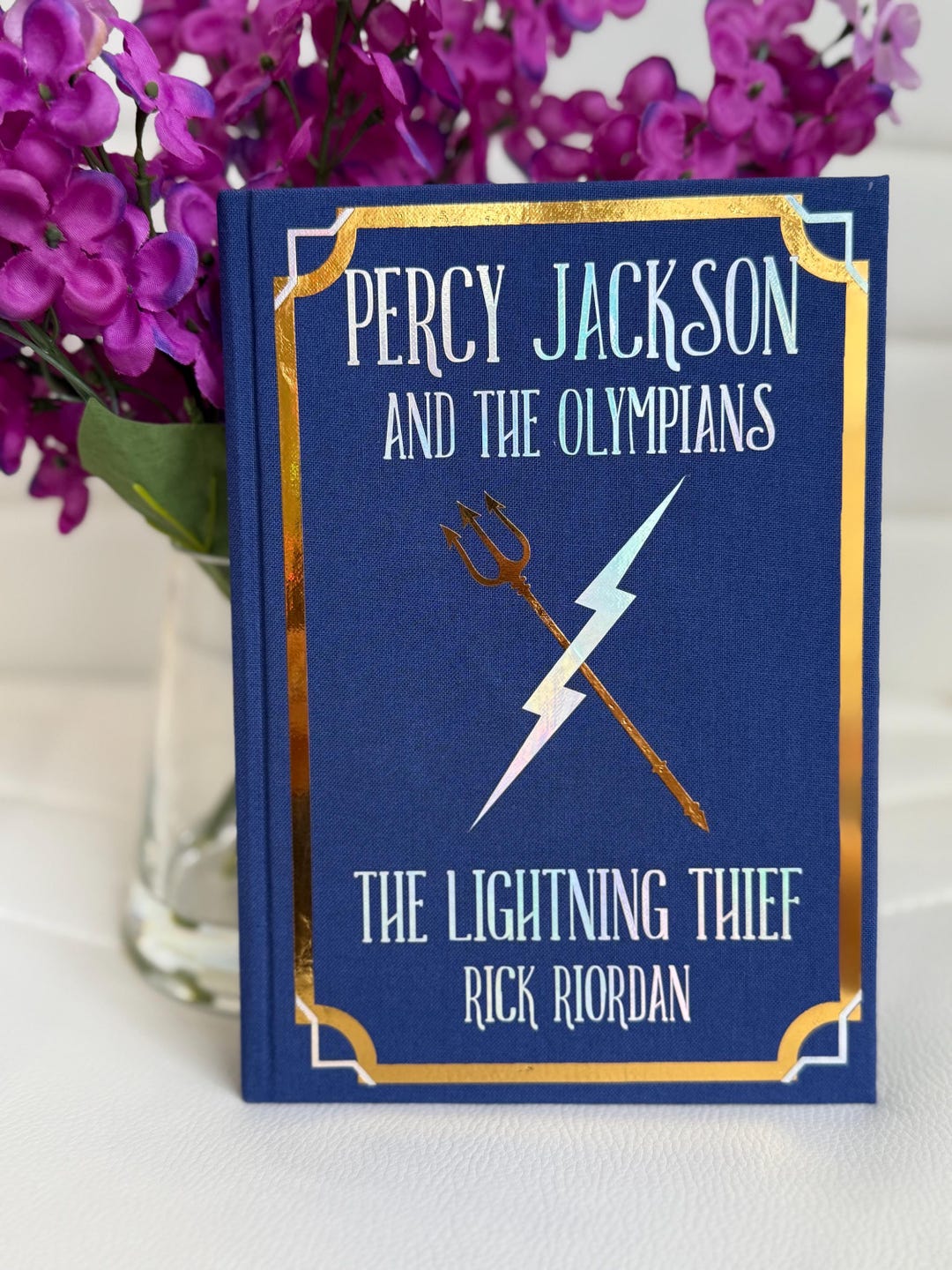 Percy Jackson and the Lightning Thief Rebound: Blue Cloth Hardcover ...