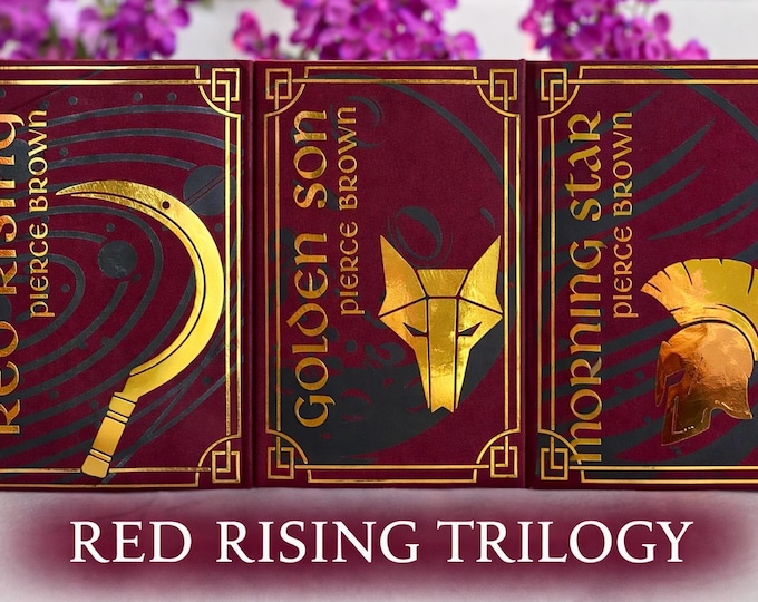 Red Rising Trilogy by Pierce Brown - Custom Editions - Black, Gold, Red ...