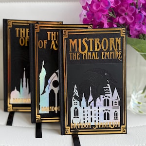 Mistborn-trilogie van Brandon Sanderson - Custom Rebound-edities in zwart, goud en zilver