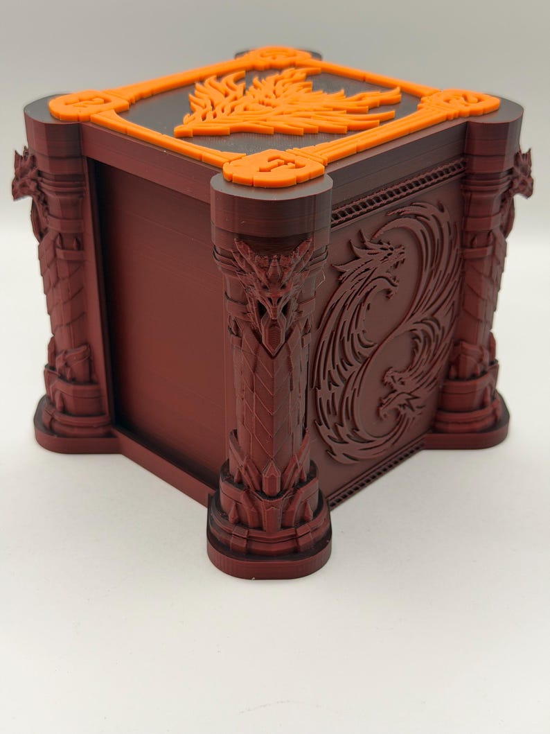 MTG Dragon Deck Box – 100+ Double Sleeved Commander Toploader Showcase ...
