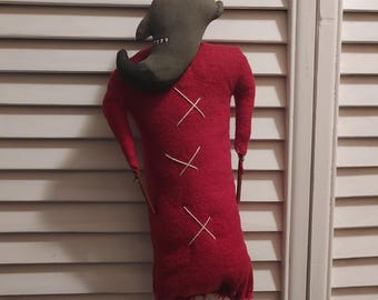 Krampus in Red