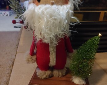 Santa and tree