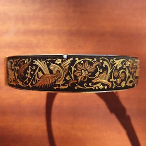 Bracelet Ancien Damascène - Occasion - État Correct - Style Ethnique Ou Historique