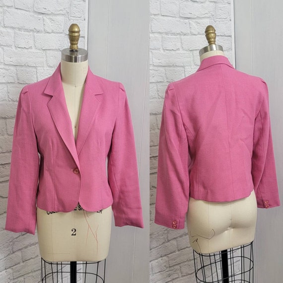 Bubblegum pink blazer best sale