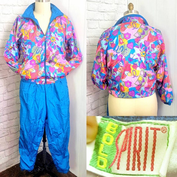 80s 90s Tracksuit Windbreaker Jacket 