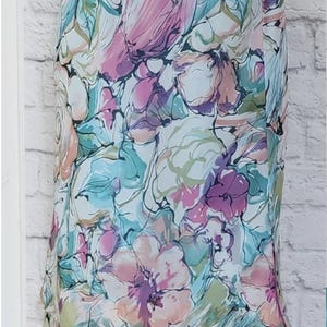 90s Y2K Vibrant watercolor Print Skirt casual Grunge Size medium