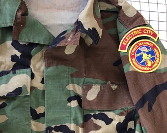 All Sizes Camo Jacket Vintage Army Marines Army Air Force
