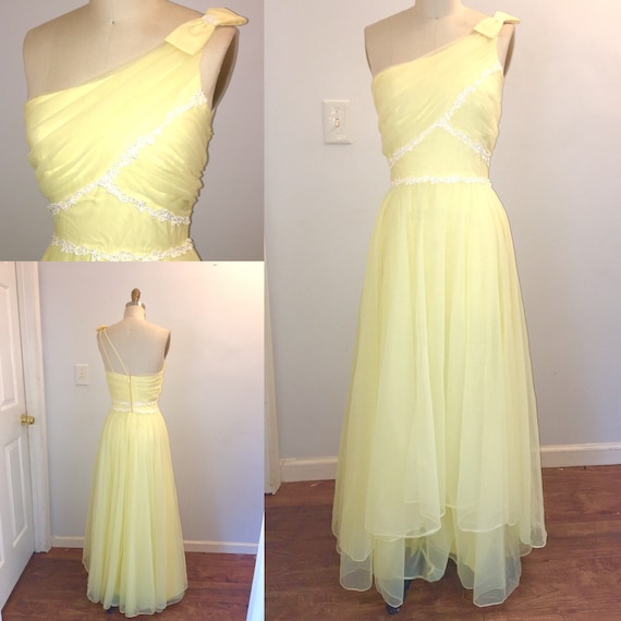 floaty yellow dress