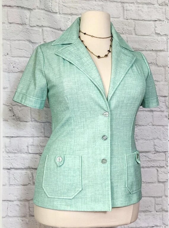 mint green blouse plus size