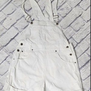 White Overall Shorts Etsy Australia