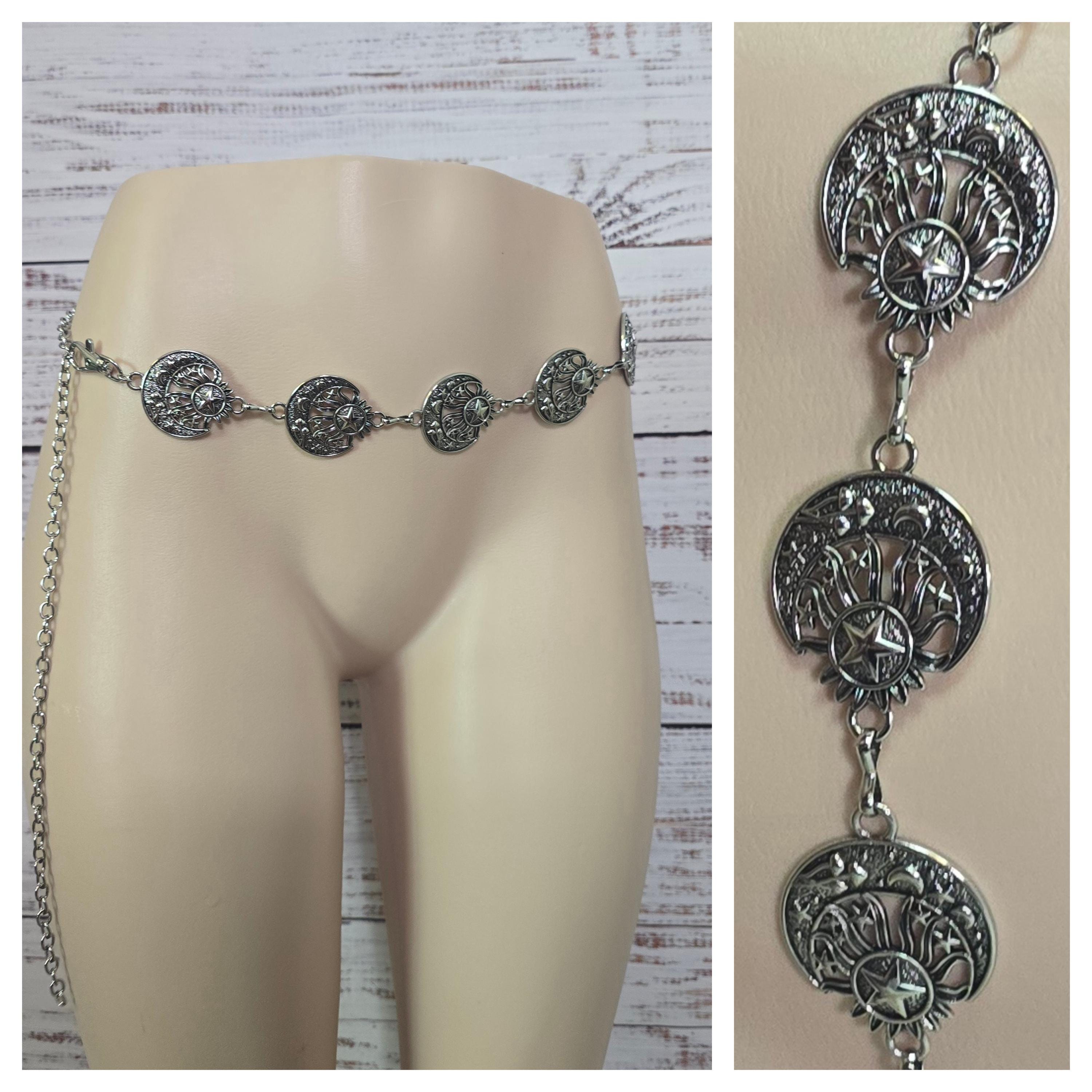 U Pick! Chain Belts Y2K, 70s, 80s 90s Gold Silver Gold Brass