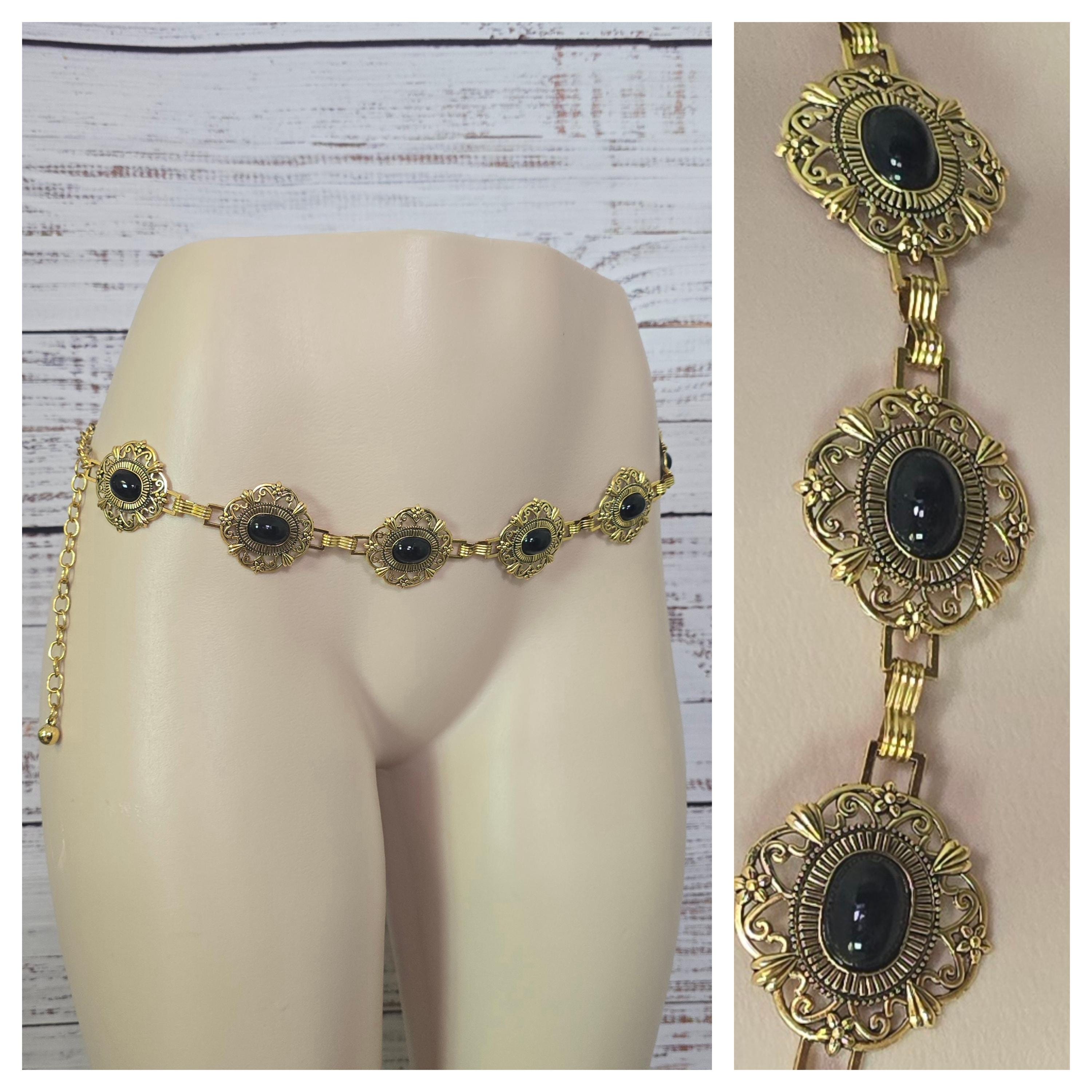 U Pick! Chain Belts Y2K, 70s, 80s 90s Gold Silver Gold Brass
