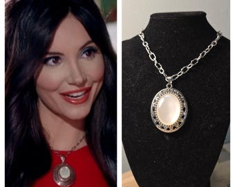 The Love Witch White Opal Necklace Retro 1960s Jewelry The Love Witch White Opal Necklace Retro 1960s Jewelry
