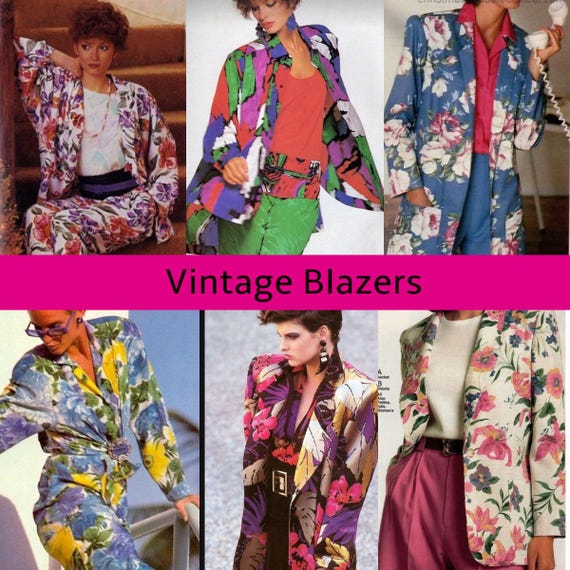 U Pick! 80s/90s Blazers, Funky Abstract Colorful, Boxy