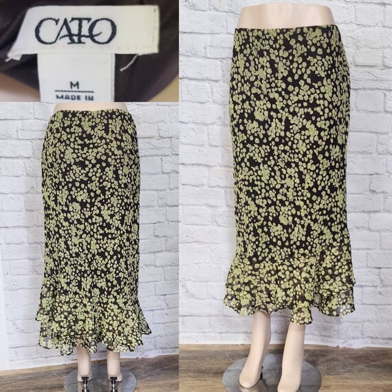 Y2K 90s Bias Cut Flared Maxi Skirt Lime - Etsy