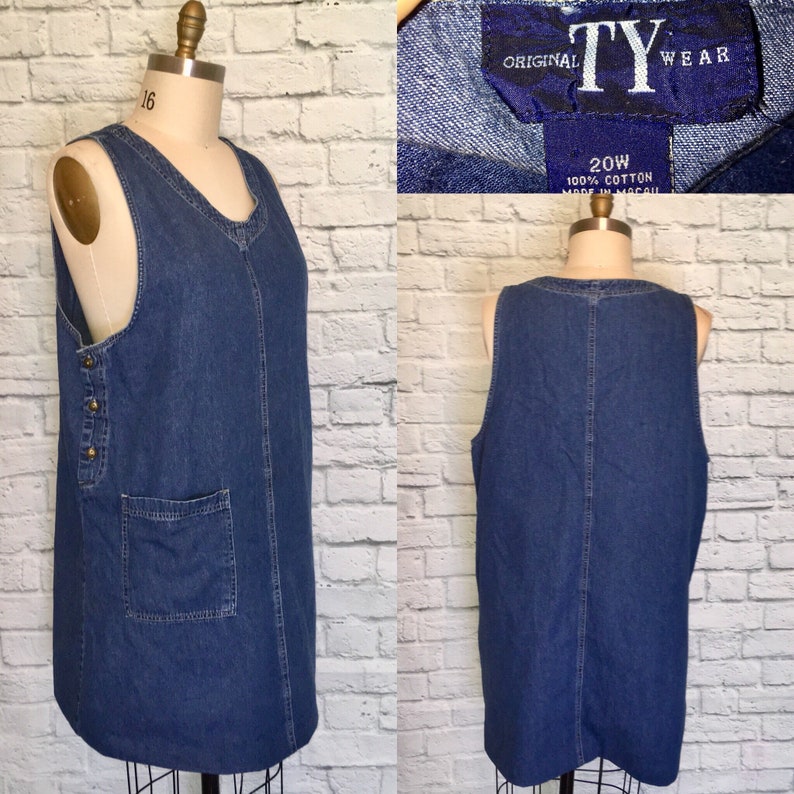 pinafore dress size 20