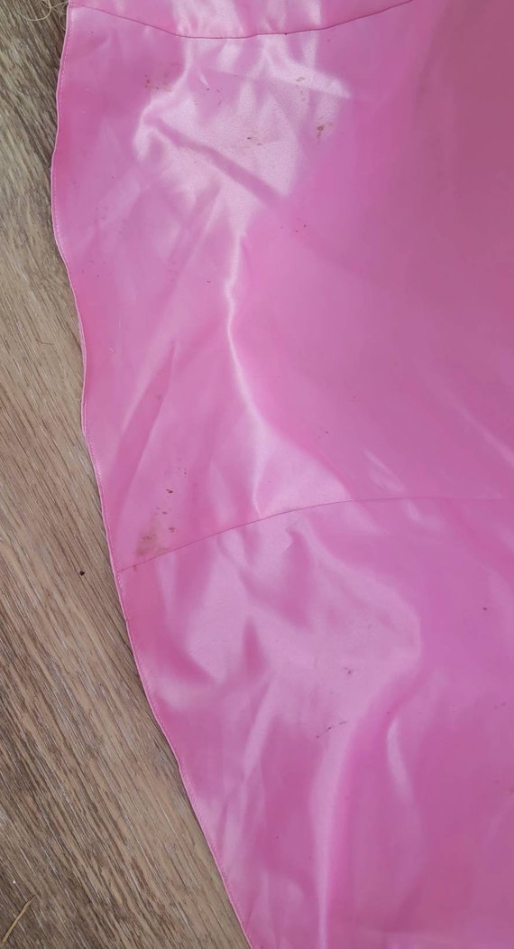 00s Bubblegum pink glitter Prom Dress Strapless SZ M/ - Gem