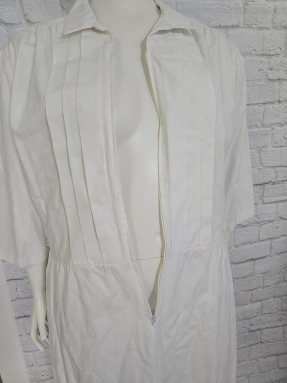 Plus size white nurse dress uniform online