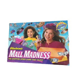 Electronic Mall Madness Milton Bradley-100% Complete w/ Working Electronic Unitd