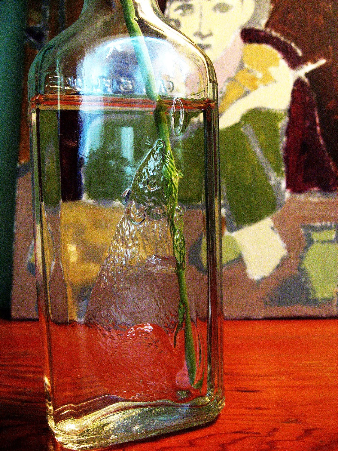 Embossed Glass Rat Bottle. . . .Vintage 1940s Poison Bottle Etsy