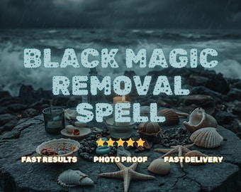 Personalized Black Magic Removal Ritual, Grounding & Emotional Reset Practice, Custom Spiritual Service,  Photo Proof