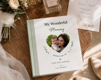 Custom Father's Day Photo Book, Personalized Daddy Gift, Baby and Dad Story Book, Unique Gift for New Dad, Family Keepsake