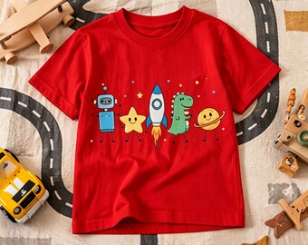 Personalisiertes Schul-T-Shirt für Kinder, benutzerdefinierter Name Zurück zu Schul-T-Shirt, Vorschulkindergarten Erste Klasse Geschenk
