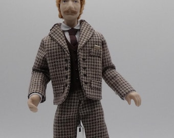 Melody Jane Puppenhaus Figur – Viktorianischer Gentleman In Gehrock, Porzellan, 1:12, Ca. 150 Mm