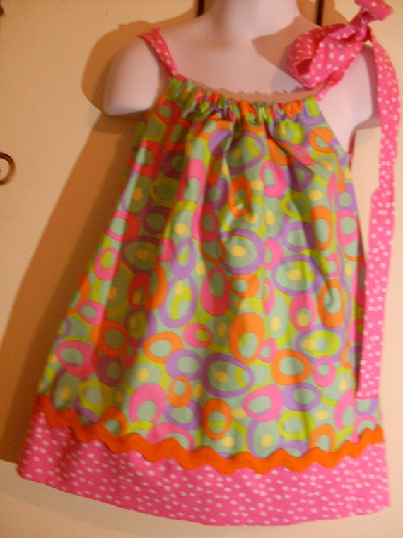 Items similar to Cute Easter/Springtime Pillowcase Dress on Etsy