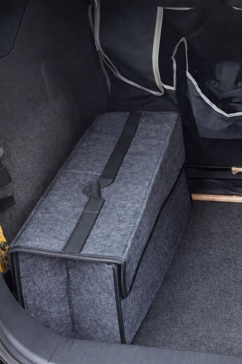 Car Trunk Foldable Storage Box Felt Large Capacity Car Boot Organizer image 6