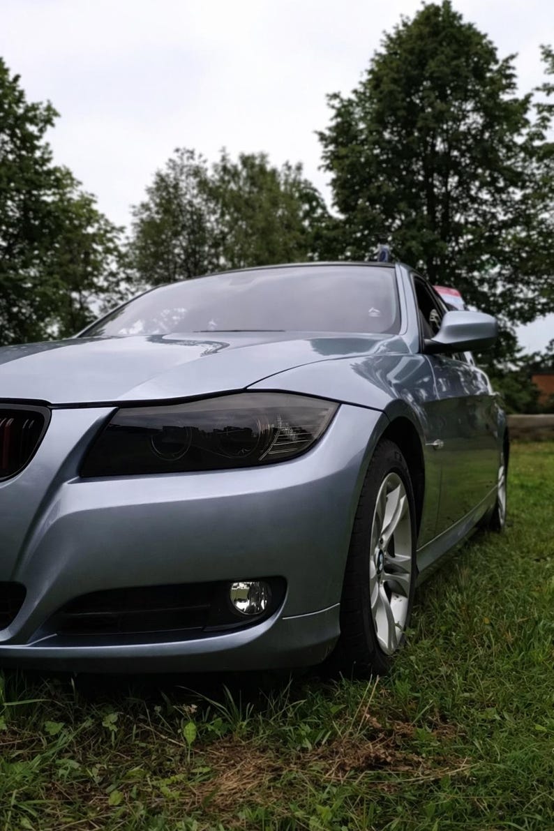 Gloss Black Smoke Headlight Tint Film for Car Lights, Scratch ...