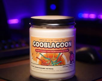 CaseOh Gooblagoon Waterpark Meme Candle, Streamer Gamer Gift, Dorm Decor