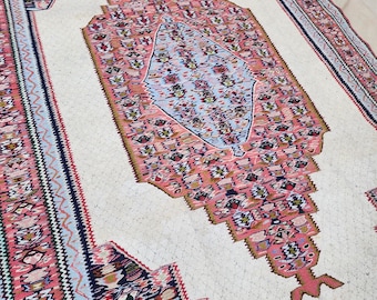 Luxorious hand knotted kilim 7.11×4.1 most astonishing style to warmth your home