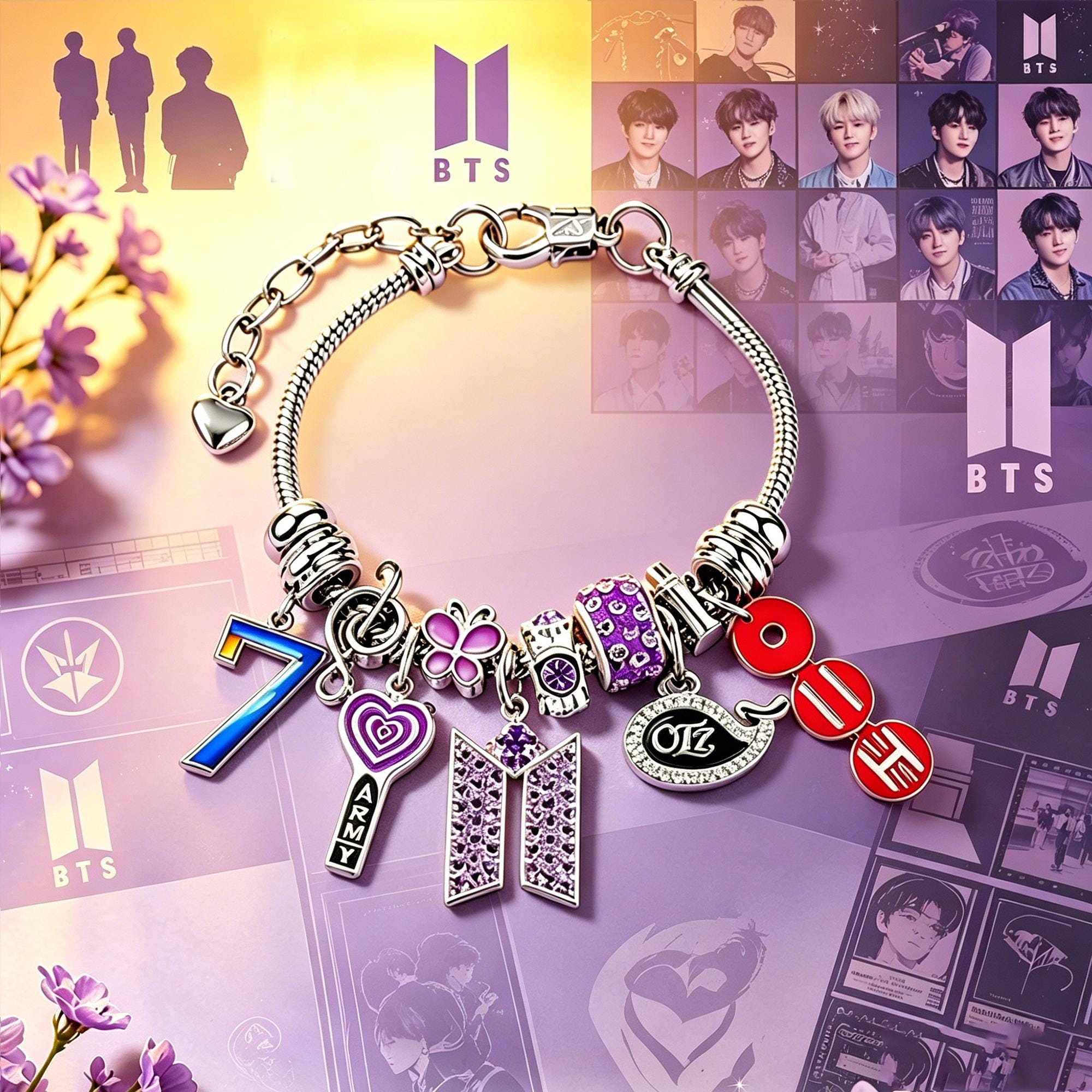 Bts army friendship bracelet - Etsy 日本