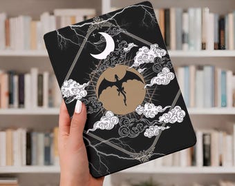 Funda para Kindle Dragon Fantasy, Funda para Kindle Dark Fantasy, Funda para Kindle Bookish para lectores de fantasía, Funda para Kindle Paperwhite 2025, Kindle 11/12.º