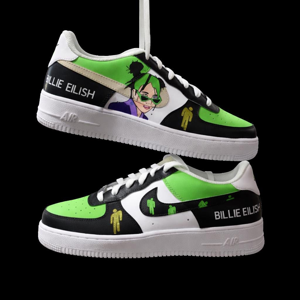 billie eilish green nikes