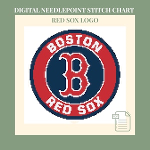 Boston Red Sox - Needlepoint Chart