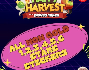 MONOPOLY GO stickers All STICKER available Happy Harvest - Fast Delivery