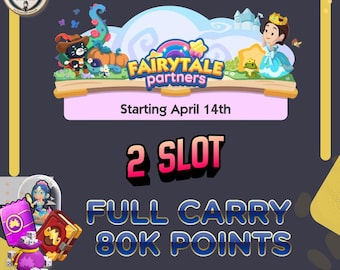 Monopoly GO Fairytale Partner Event 2 Slot - Instant Delivery