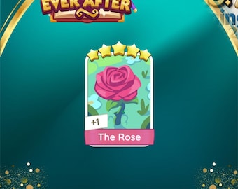 The Rose - Set 22 – Monopoly GO 5 Stars Stickers - Fast Delivery